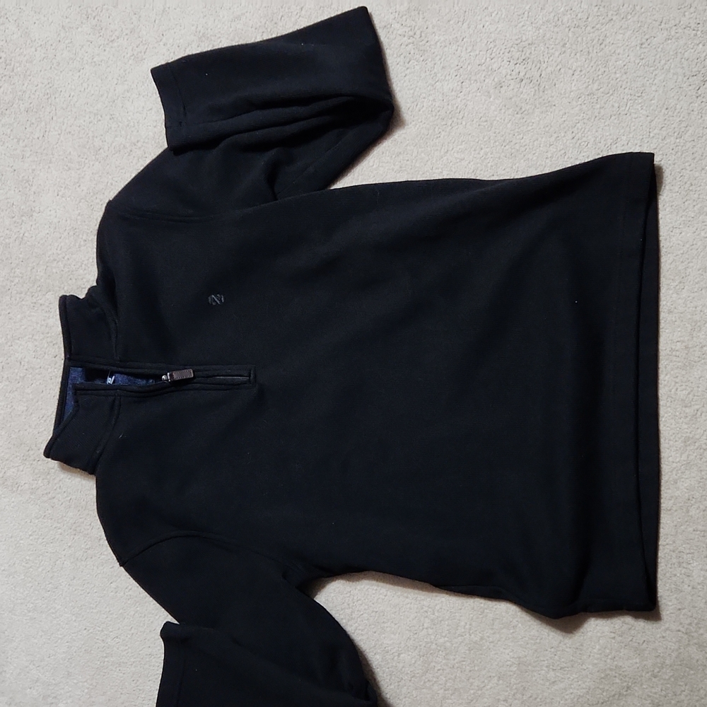 Izod Women's Half-Zip Black Sweater - SP NWOT
